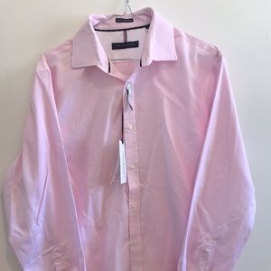 Dusty Pink Tommy Hilfiger Button Down Slim Fit